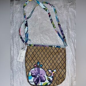 Vera Bradley Floral and Geometric Beach Crossbody Bag